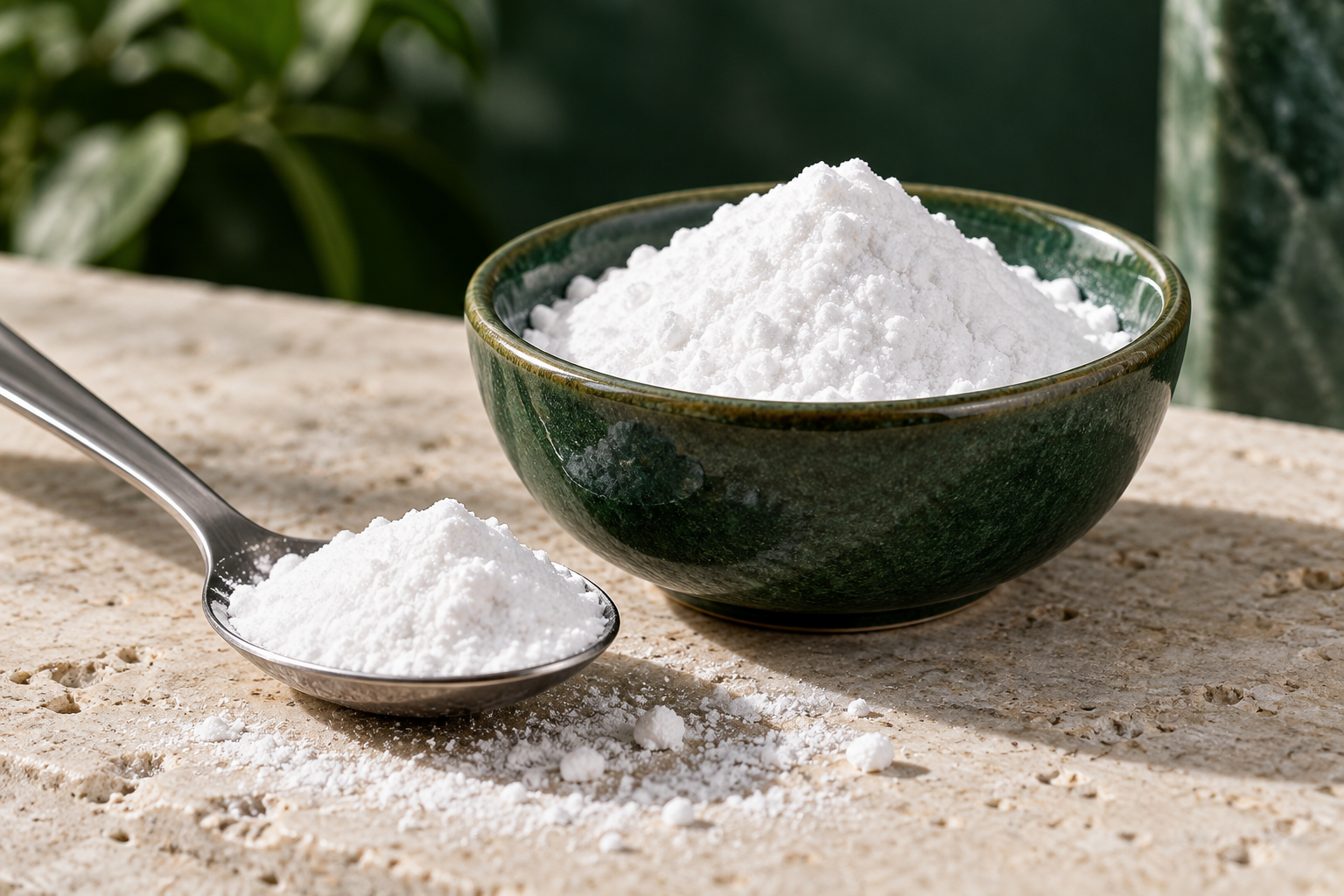 Illustrative baking soda ingredient photograph
